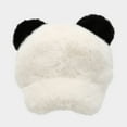 thumbnail image 1 of Caywon Winter Thickened Warm Cute Ear Furry Baseball Cap for Men and Women Academy Style Cold Proof Visor Hat Fashionable Outdoor Casual Headwear, 1 of 2