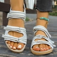thumbnail image 1 of Caywon Women's Casual Open Toe Wedge Sandals Women's Adjustable SandalCasual Dressy Shoes for Women Summer Beach Sandals, 1 of 7