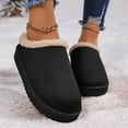 thumbnail image 1 of Caywon Women's Fashion Casual Closed-Toe Comfortable Soft Sole Thickened Warm Home Indoor Outdoor Slippers Cotton Shoes Warm Lining for Cold Weather Daily Use, 1 of 6