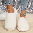 thumbnail image 1 of Caywon Women's Fashion Casual Thick Sole Home Indoor Non-Slip Warm Cotton Slippers Thick Lining Durable Sole for Cold Winter Indoor Daily Wear, 1 of 7