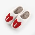thumbnail image 1 of Caywon Women's Fashion Casual Winter Outdoor Closed-Toe Bow Home Cotton Flat Slippers Warm Lightweight Design for Winter Season Indoor and Outdoor Use​, 1 of 7