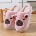thumbnail image 1 of Caywon Women's Fashion Casual Winter Soft Thick Sole Creatives Non-Slip Indoor Home Cute Cotton Slippers Adorable Design for Cozy Winter Indoor Wear, 1 of 5