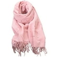 thumbnail image 1 of Caywon Women's Solid Color Scarf Fashion Casual Soft Warm Thickened Cozy Cold Weather Accessory Soft Texture Comfortable to Wear Thick Material for Extra Warmth Stylish Design, 1 of 4