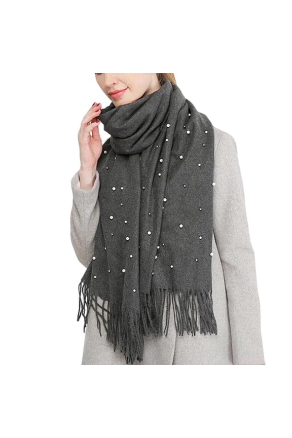 Women's Solid Color Scarf Winter Ladies Fashion Lightweight Warm Shawl Wrap Reversible Everyday Unisex Style Cold Weather Women's Fall Winter Scarfs