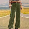 thumbnail image 1 of Caywon Women's Solid Color Versatile Vintage Straight Leg Pants Full Length Casual Trousers Soft Comfortable Lightweight for Daily Outdoor Leisure Office Wear, 1 of 9