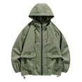 thumbnail image 1 of Caywon Women's Sports Outdoor Windproof Warm Mountaineering Jacket Lightweight Coat Long-Sleeve Hooded Casual Coat Jacket for Mild Cold Outdoor Activities, 1 of 2