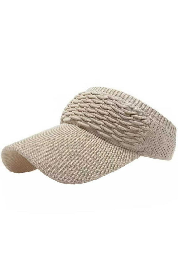 Women's Summer Sun Hat UV Protection Visor Hat Korean Style Travel Cool Hat Beach Knit Hat Cycling No Top Sun Cap Lightweight Breathable Outdoor Summer Accessory