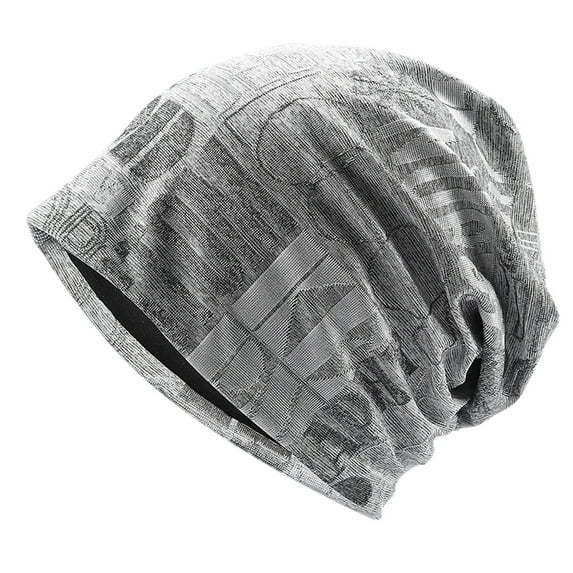 Caywon Women's Winter Fashion Knit Slouchy Hat Warm Ear-Protected Slouchy Wool Cap Cold-Proof Hat Soft Cozy Thickened Material Windproof Design