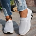 thumbnail image 1 of Caywon Women Slip On Sneakers, Mesh Breathable Walking Shoes, Lightweight Casual Flat Loafers, Comfortable Ladies Shoes Zapatillas Mujer, 1 of 9