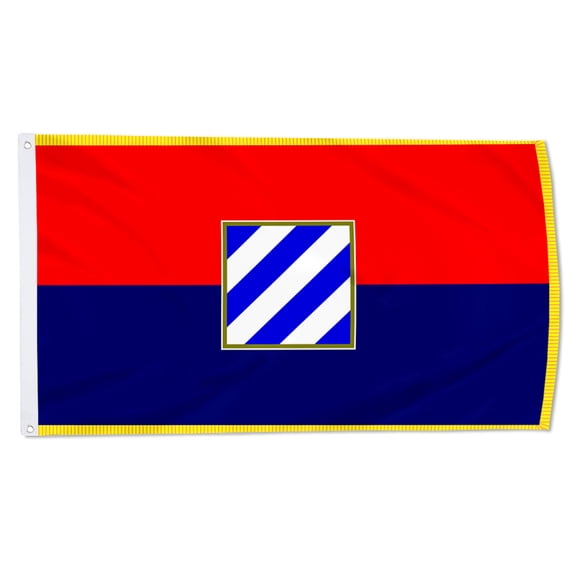 Cayyon 3rd Infantry Division Rock Of The Marne Flag 3x5Feet Military Banner with 2 Brass Grommets