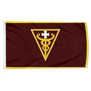 Cayyon 3rd Medical Command Deployment Support Flag 3x5Feet Military Banner with 2 Brass Grommets