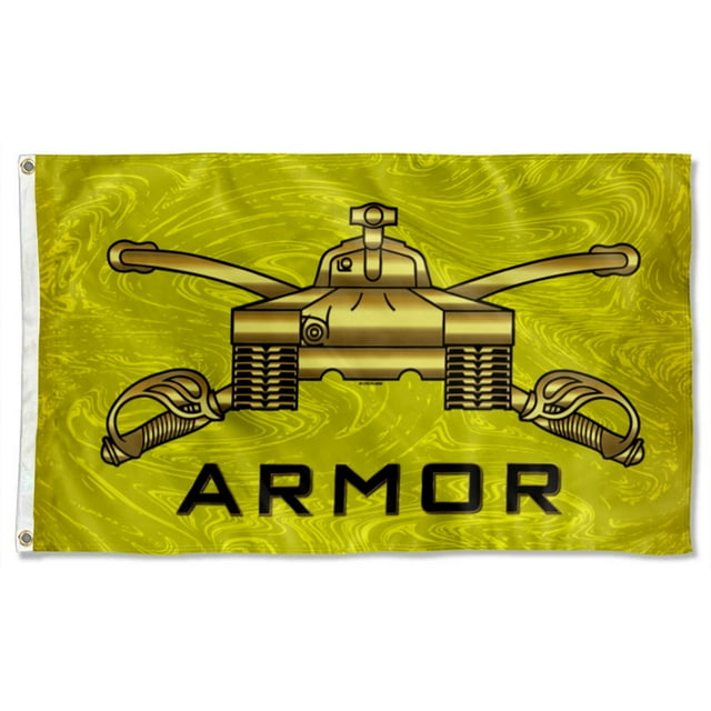 Cayyon Armor Branch Flag 3x5Feet Military Banner with 2 Brass Grommets