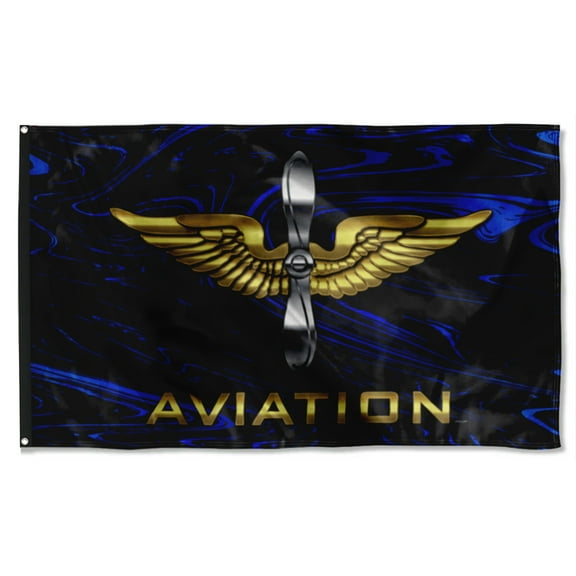 Cayyon Army Aviation Flag 3x5Feet Military Banner with 2 Brass Grommets