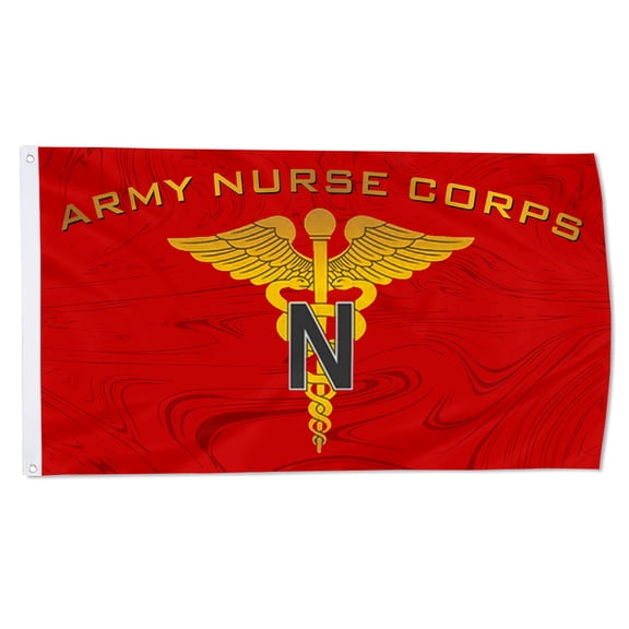 Cayyon Army Nurse Corps Flag 3x5Feet Military Banner with 2 Brass Grommets