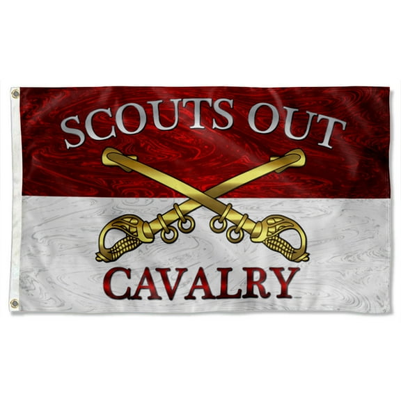 Cayyon Cavalry Scouts Out Flag 3x5Feet Military Banner with 2 Brass Grommets