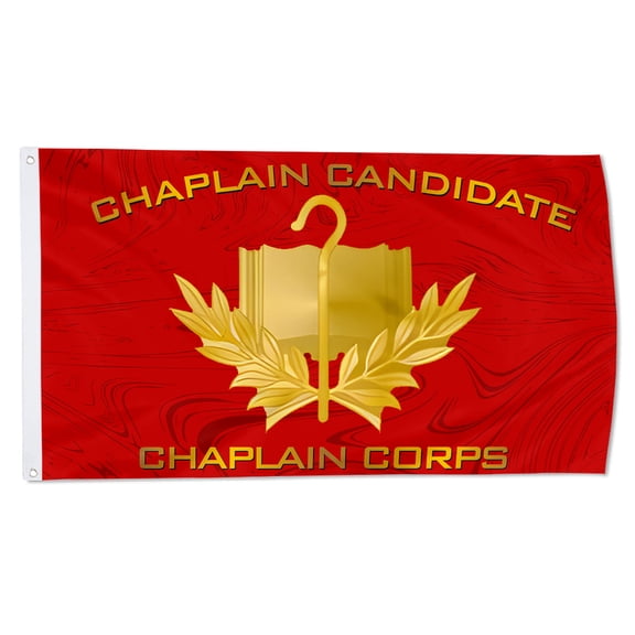 Cayyon Chaplain Corps Chaplain Candidate Flag 3x5Feet Military Banner with 2 Brass Grommets