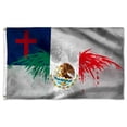 thumbnail image 1 of Cayyon Christian Flag 3x5Feet Christian Grommet Flag Mexico Eagle Flag Banner with 2 Brass Grommets, 1 of 4