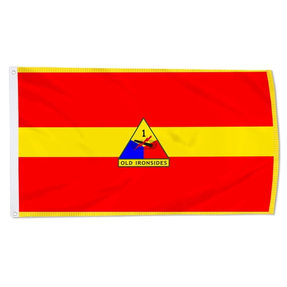 Cayyon Division Artillery Iron Steel Flag 3x5Feet Military Banner with 2 Brass Grommets