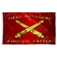 thumbnail image 1 of Cayyon Field Artillery King Of Battle Flag 3x5Feet Military Banner with 2 Brass Grommets, 1 of 4