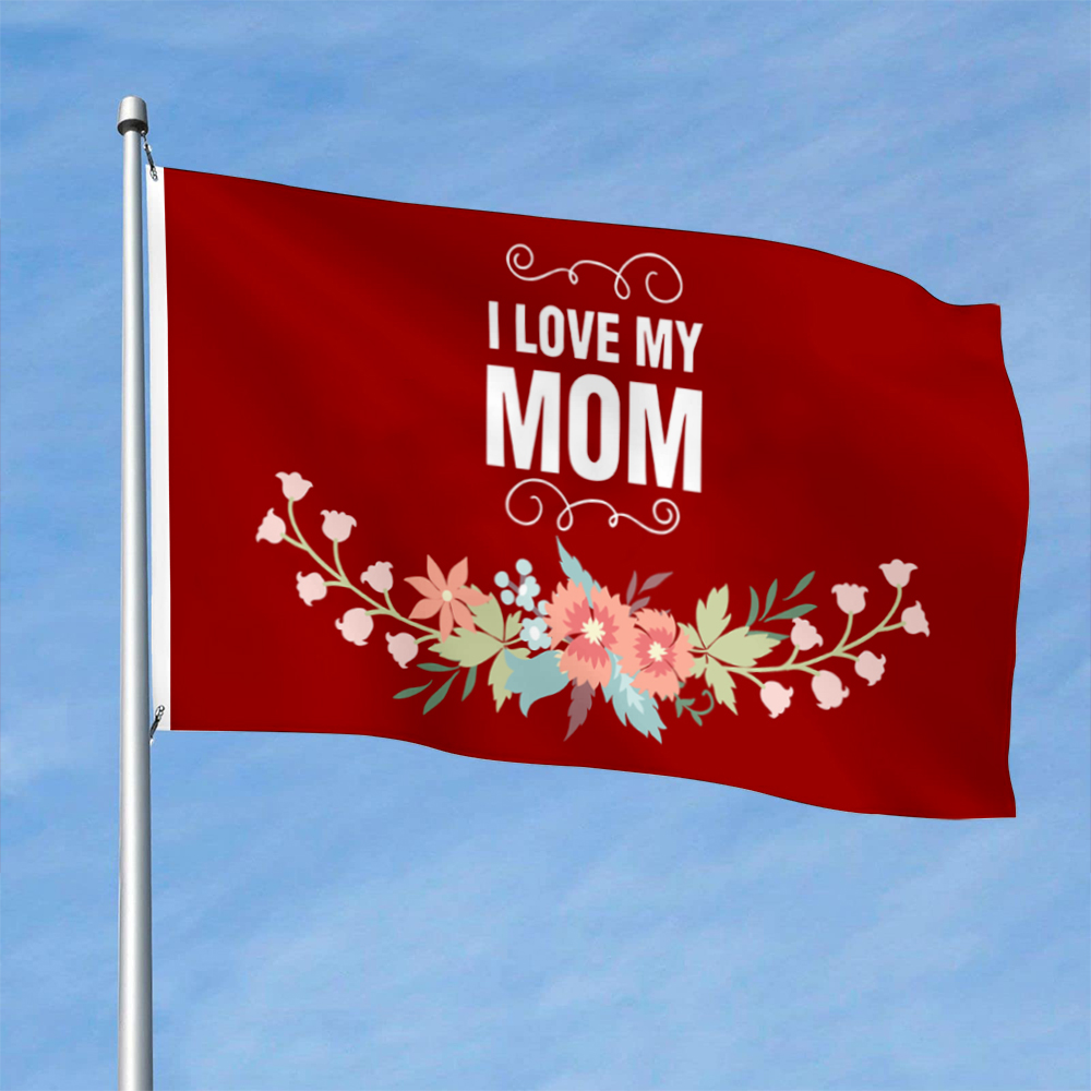 Cayyon Happy Mothers Day Flags 3x5 Happy Mother's Day Flag Banner with 2 Brass Grommets for ...