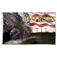 thumbnail image 1 of Cayyon Jesus Flag 3x5Feet Easter Jesus Resurrection Grommet Flag Banner with 2 Brass Grommets, 1 of 4