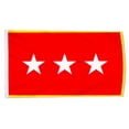 thumbnail image 1 of Cayyon Lieutenant General Flag 3x5Feet Military Banner with 2 Brass Grommets, 1 of 4