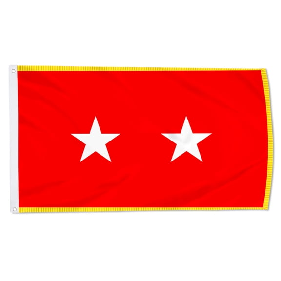 Cayyon Major General Flag 3x5Feet Military Banner with 2 Brass Grommets