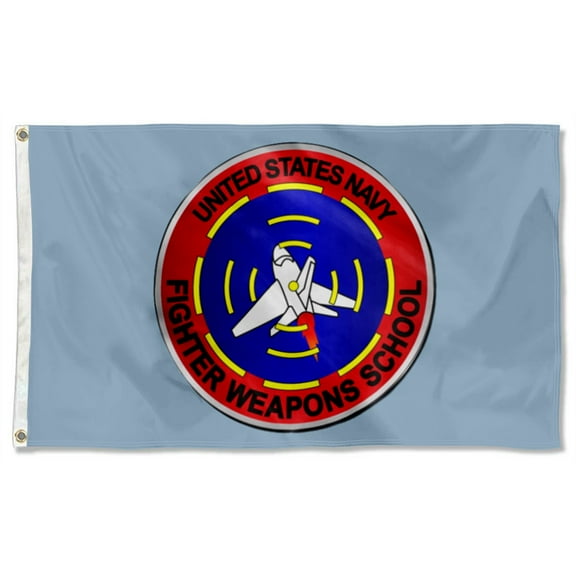 Cayyon Navy Fighter Weapons School Top Gun Flag 3x5Feet Military Banner with 2 Brass Grommets