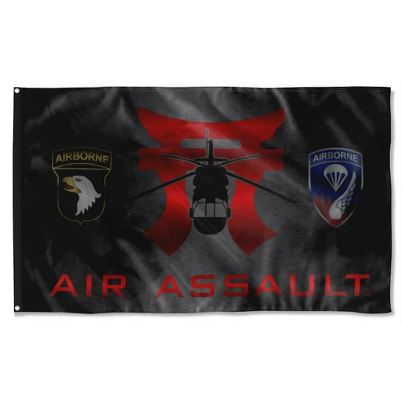 Cayyon Rakkasans Air Assault Units Flag 3x5Feet Military Banner with 2 Brass Grommets