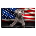 thumbnail image 1 of Cayyon Silver Labrador American Grommet Flag 3x5Feet Banner with 2 Brass Grommets, 1 of 4