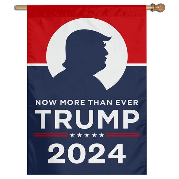 Cayyon vote 2024 House Flag Now More Than Ever House Flags   28x40 Double Sided, (House Flag) for Outside Vertical Holiday Yard Dcor