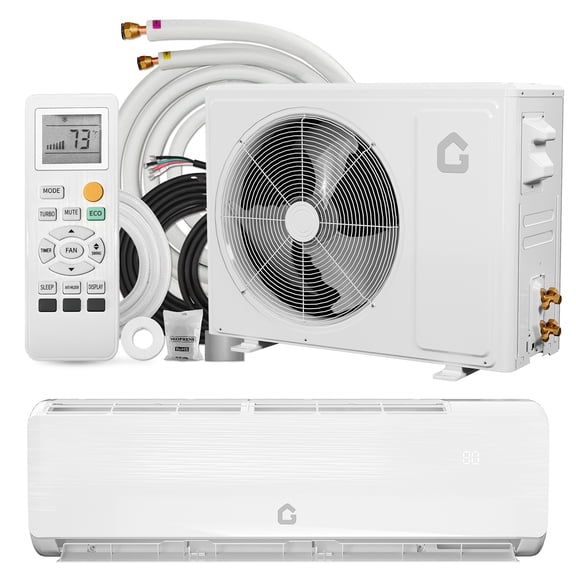 CazToi 12000 BTU 19 SEER2 Ductless Mini Split Air Conditioner/Heat Pump 4-in-1 Inverter Cools 550 Sq.Ft