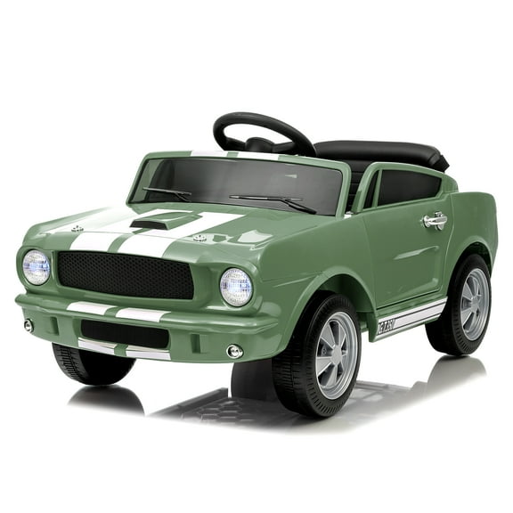 CazToi 12V Dual 25W Motors 2 Speed Licensed Shelby GT350 Ride on Toys for Toddlers with Remote Control