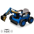 thumbnail image 1 of CazToi 12V Kids Ride On Excavator with Remote Control & Spring Suspension for Kids 3-8, 1 of 11