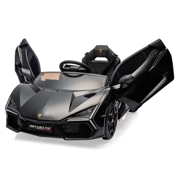 CazToi 12V Licensed Lamborghini Kids Ride on Cars 390×2 Motor Electric Toy for Toddlers Kids