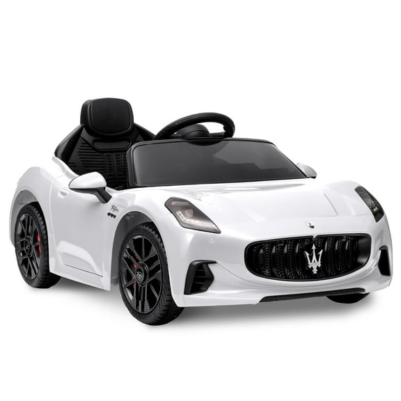 CazToi 12V Licensed Maserati Ride On Car with Parent Remote LED Lights MP3 Player