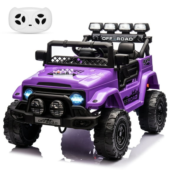 CazToi 12V Ride On Truck Car 2WD Electric Car with Remote Control for Kids 3-8