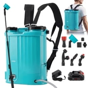 CazToi 2.6 Gallon Battery Powered Backpack Sprayer, 10L Electric Garden Sprayer with 18V 2AH Lithium Battery