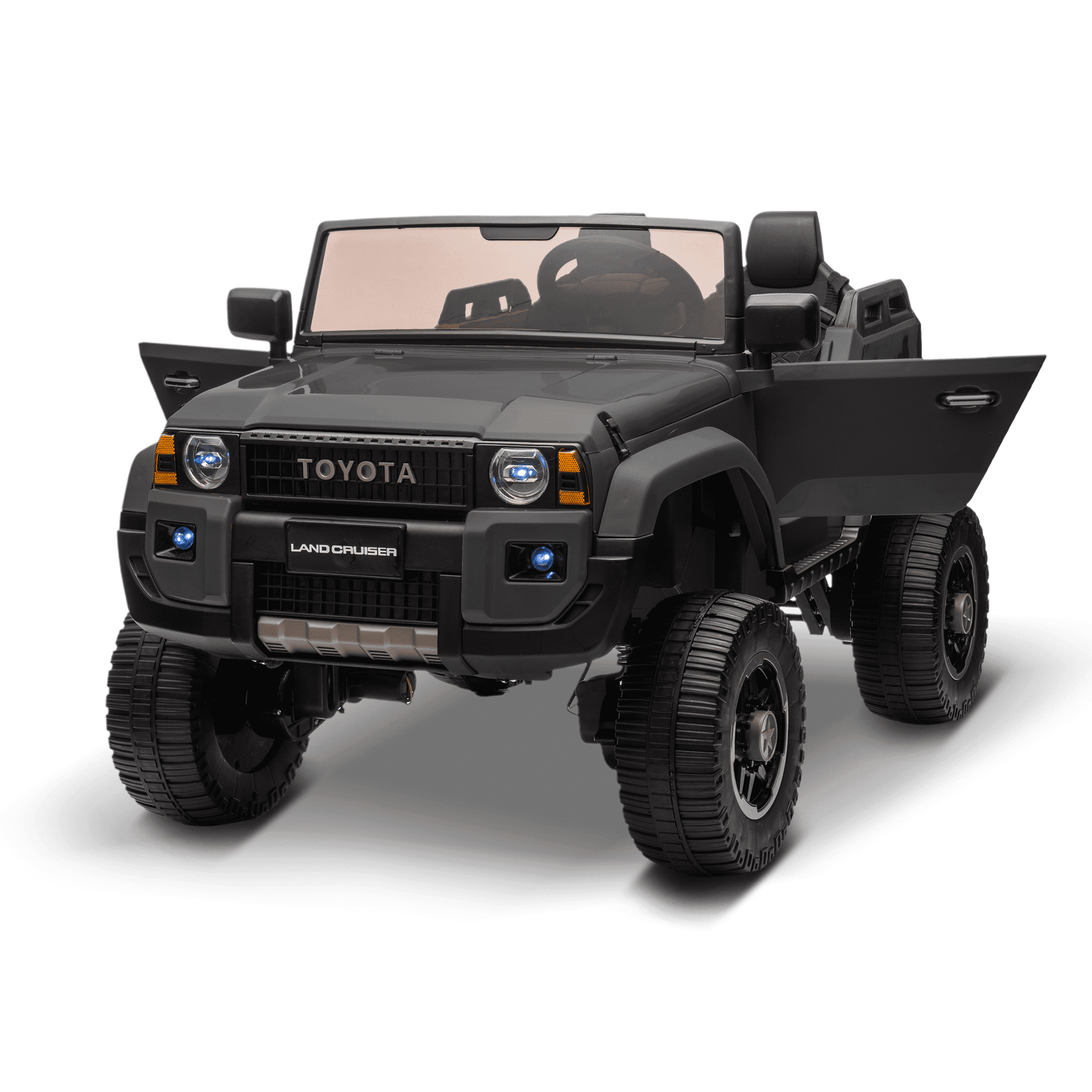 CazToi 24V 2-Seater 4WD/2WD Switchable Motors Licensed Toyota Ride On Car for Kids