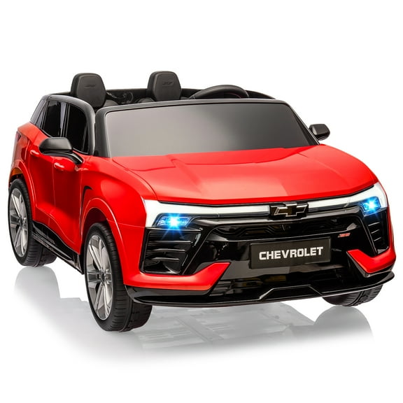 CazToi 24V 2 Seater Chevrolet Licensed Electric Ride On Car Parent Remote Control Variable Speeds For Ages 3-8