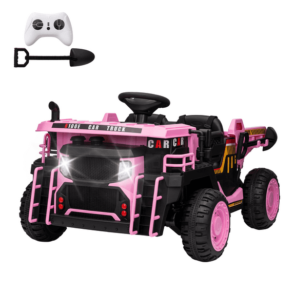 CazToi 24V Ride On Dump Truck with Dump Bed with Remote Control Ideal Gift for Kids 3+