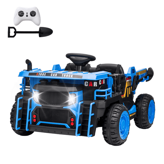 CazToi 24V Ride On Dump Truck with Dump Bed with Remote Control Ideal Gift for Kids 3+