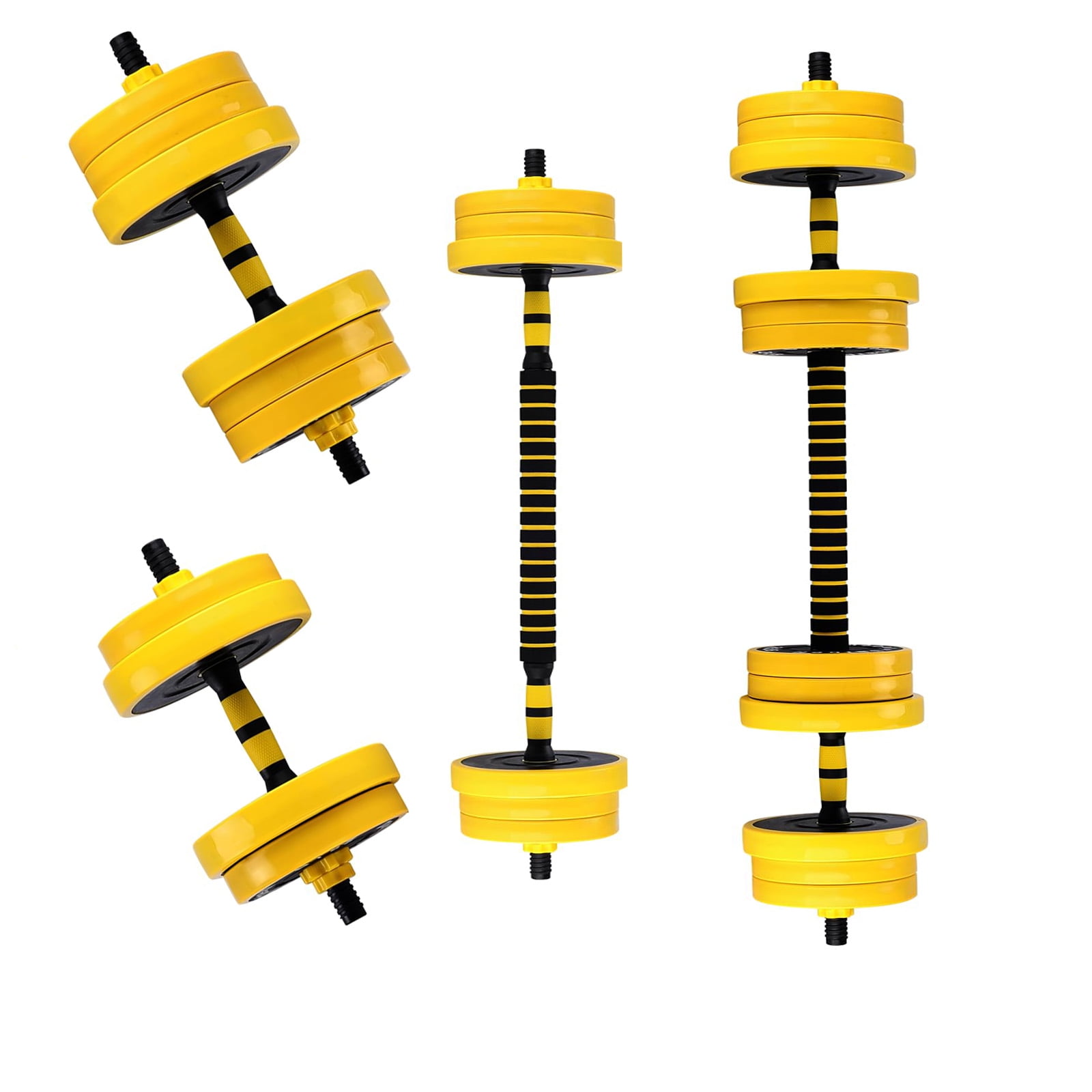 CazToi 33LB 2 in 1 Adjustable Dumbbell for Home Workout