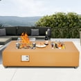 thumbnail image 1 of CazToi 36" Outdoor Propane Fire Pit Table, 50000 BTU with Wind Guard & Waterproof Cover, Complete Set for Patio & Backyard, 1 of 6