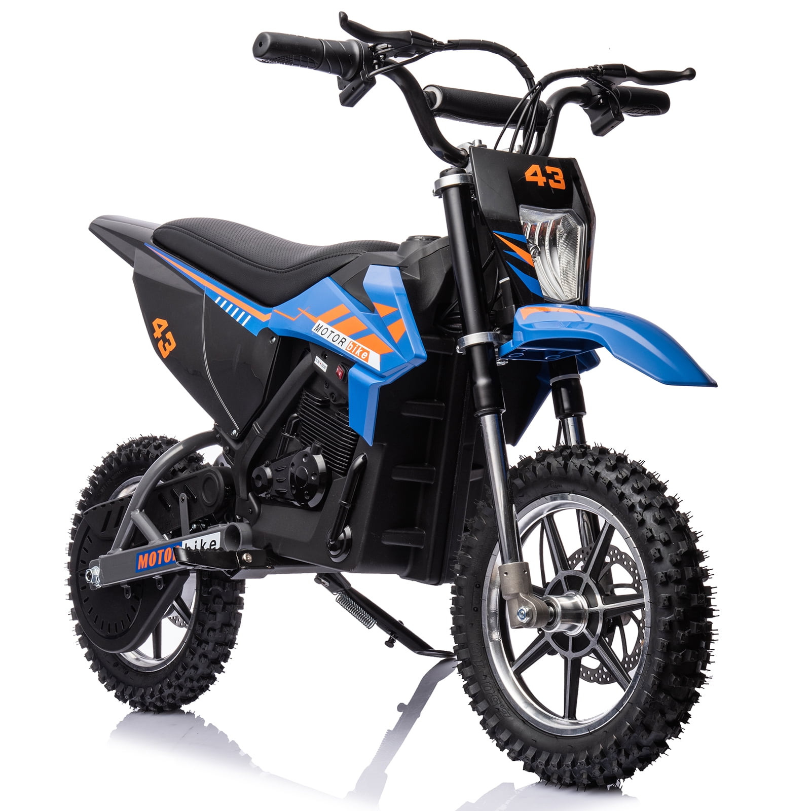 CazToi 36V 500W Kids Electric Dirt Bike 15.5mph Off-Road Motorcycle Motocross Bike for Kids 14+