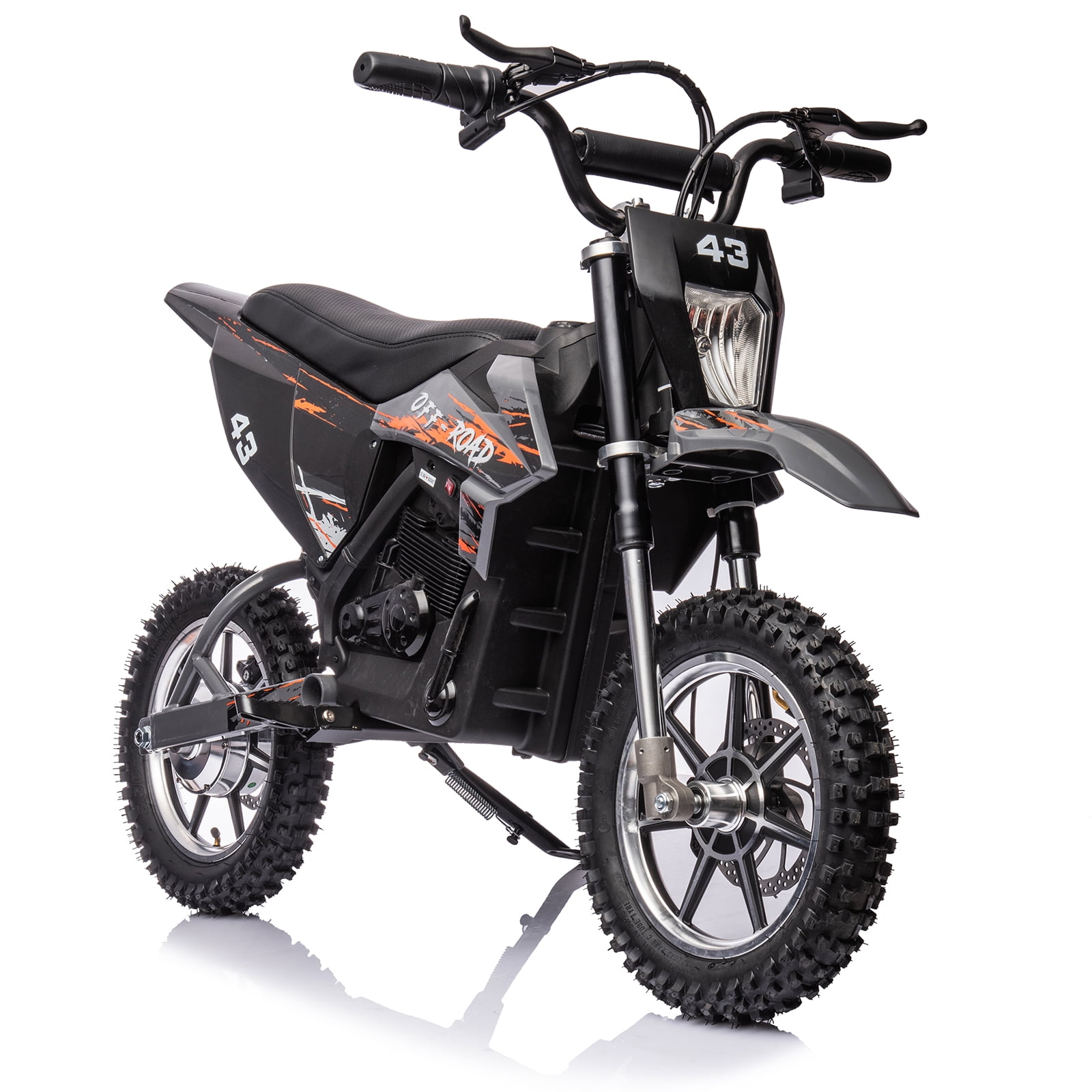 CazToi 36V 500W Kids Electric Dirt Bike 15.5mph Off-Road Motorcycle Motocross Bike for Kids 14+