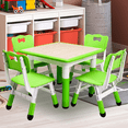 thumbnail image 1 of CazToi Adjustable Kids Table and 4 Chairs Set for Toddler & Kids, 1 of 7