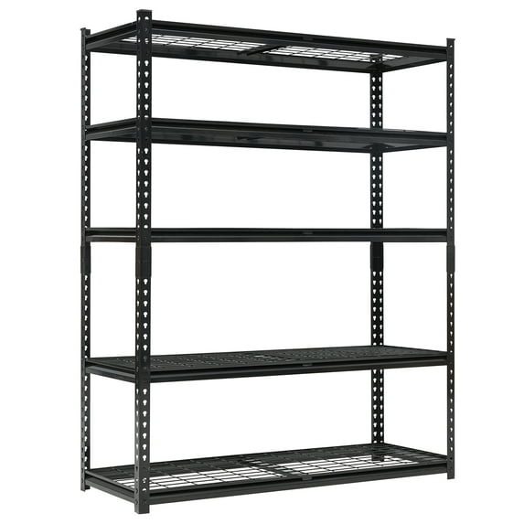 CazToi Garage Storage Shelving 5 Tier Utility Shelves 2000 Lbs Capacity Heavy Duty Wire Shelf Adjustable Shelves Metal Garage Storage Rack Easy Assembly Metal Storage Racks and Shelving