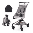 thumbnail image 1 of CazToi Lightweight Compact One-Hand Fold Stroller Adjustable Canopy Travel Black, 1 of 7