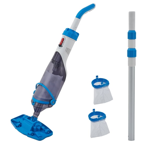 CazToi Portable Handheld Submersible Sewage Pump, Electric Dirty Water Utility Pump with Square Base & LED Light